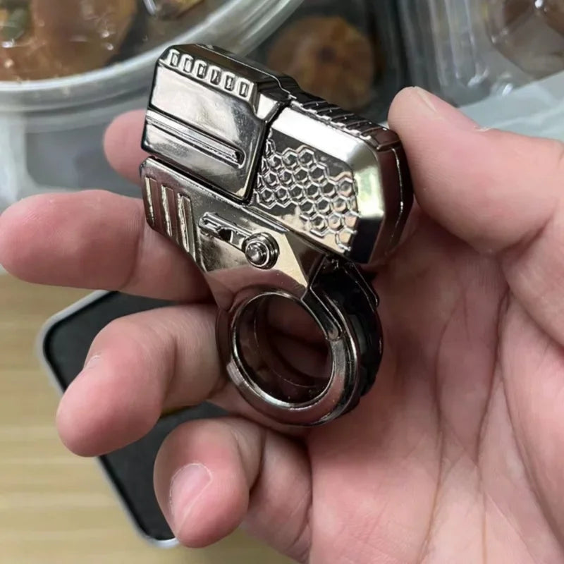 Alloy Gun Fidget Ring | Edc Fidget Spinner